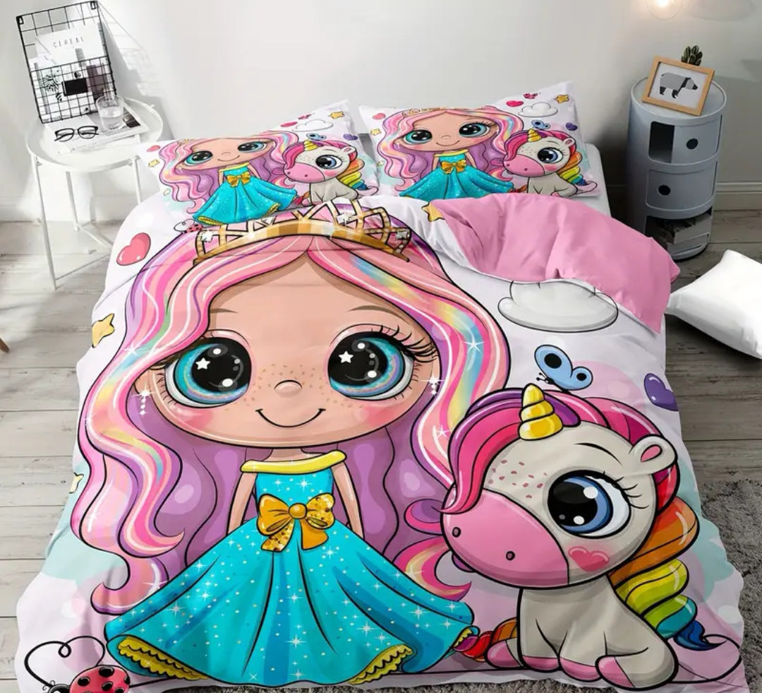 Girl duvet cover set