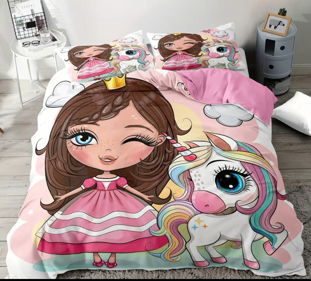 Girl duvet cover set