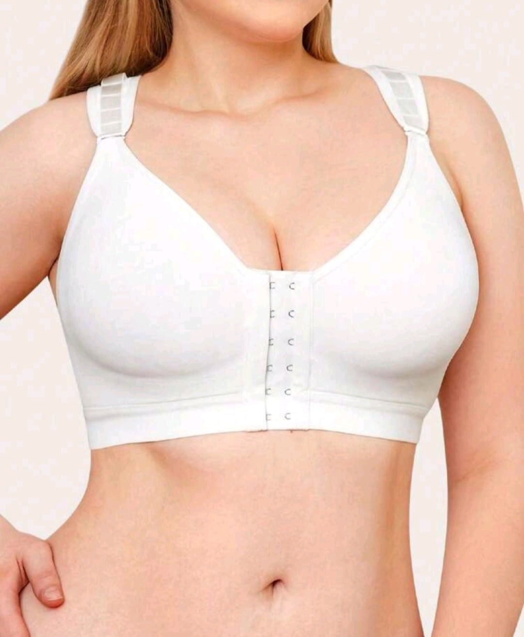 Front closure, postoperative bra