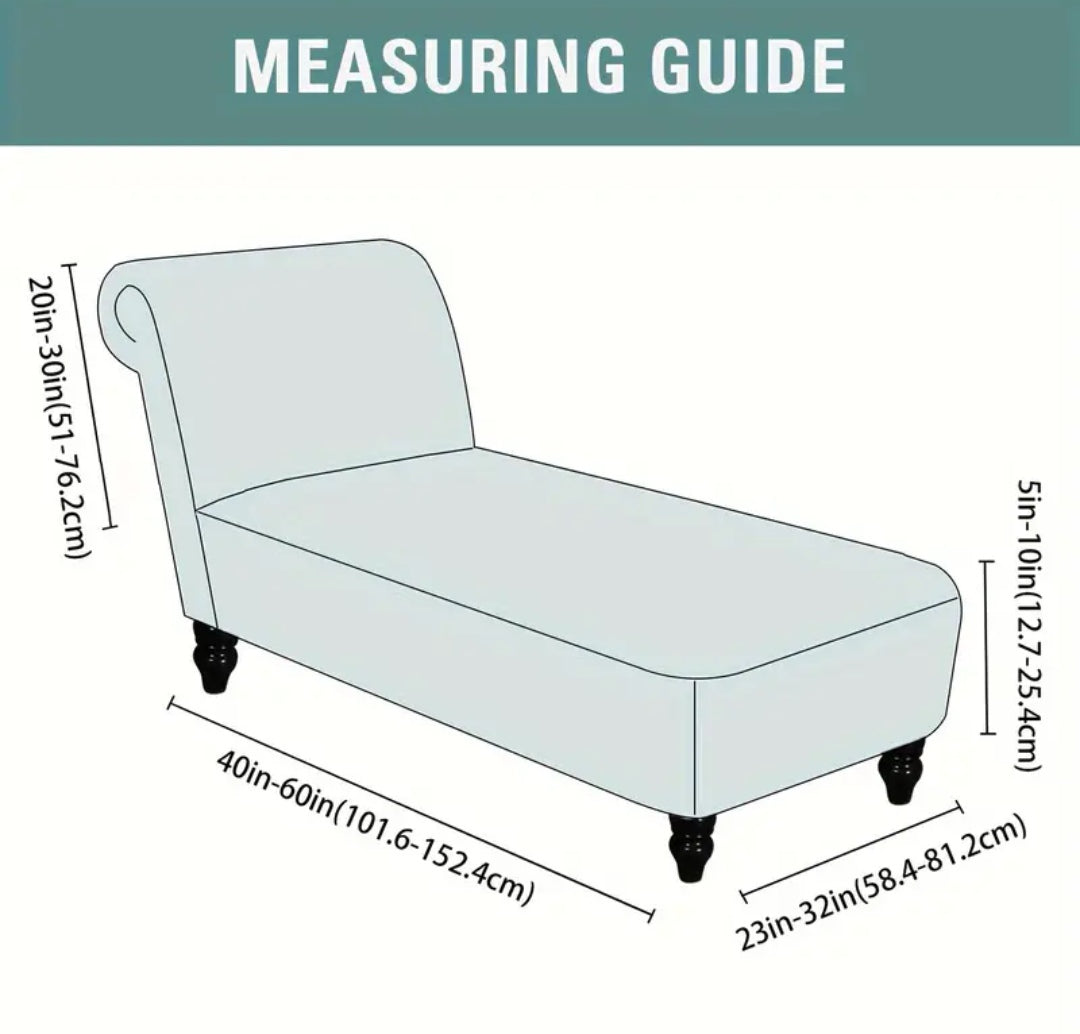 Chaise slip cover