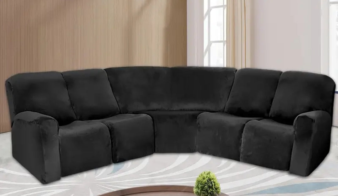 L shape recliner slipcover