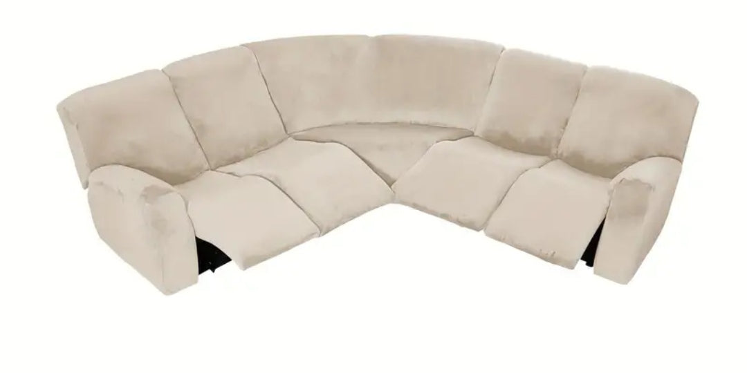 L shape recliner slipcover