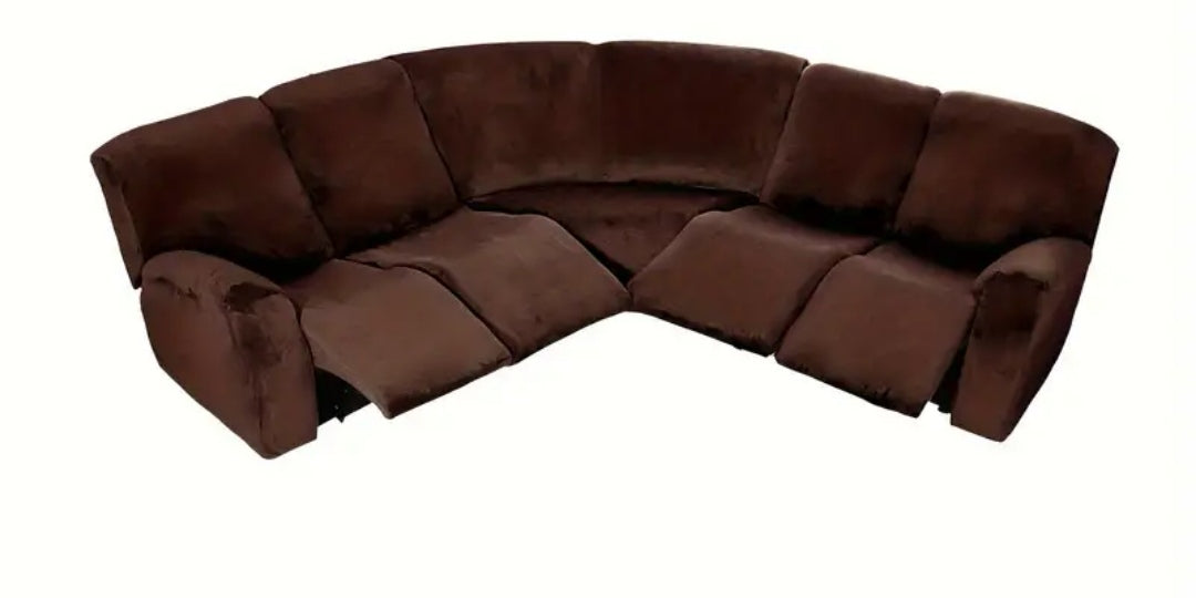 L shape recliner slipcover