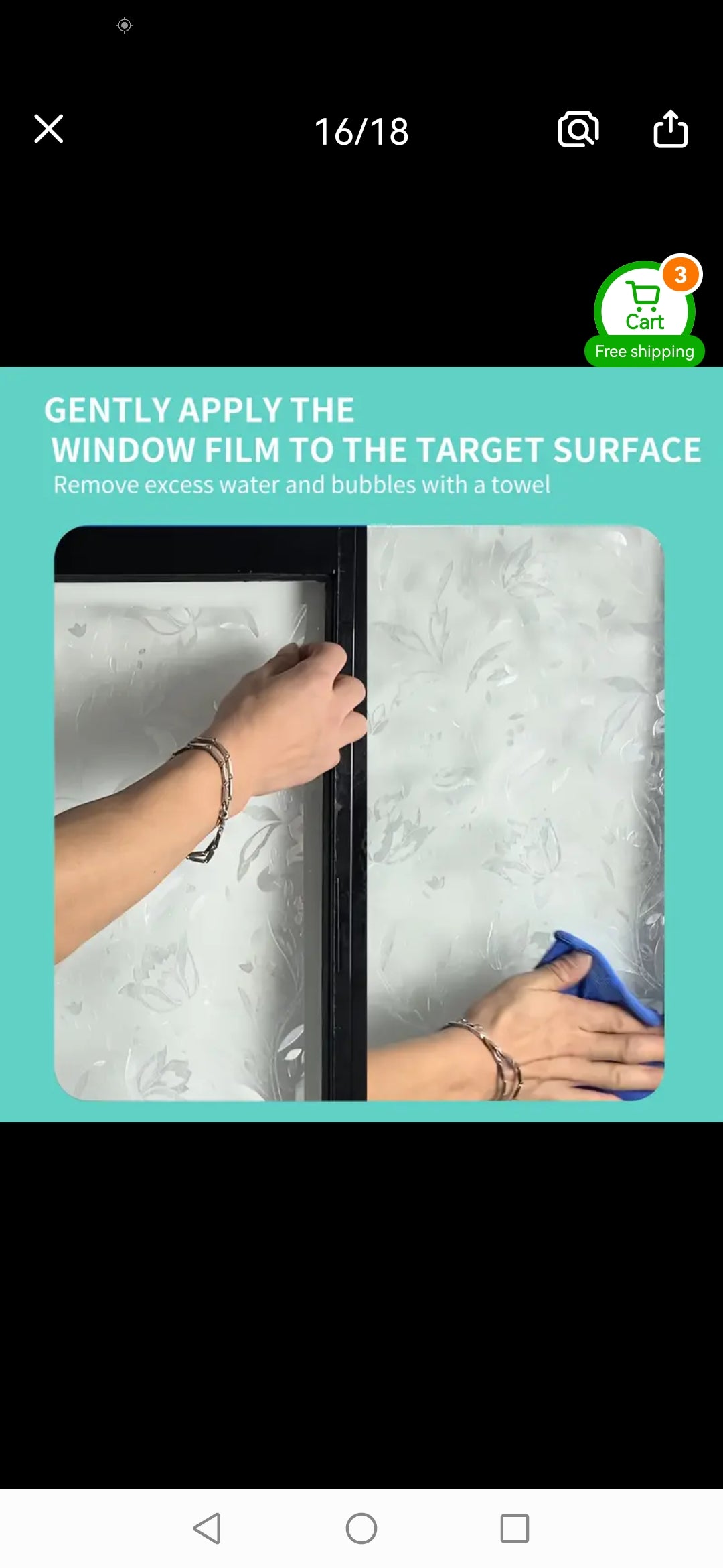 Retro window Privacy film