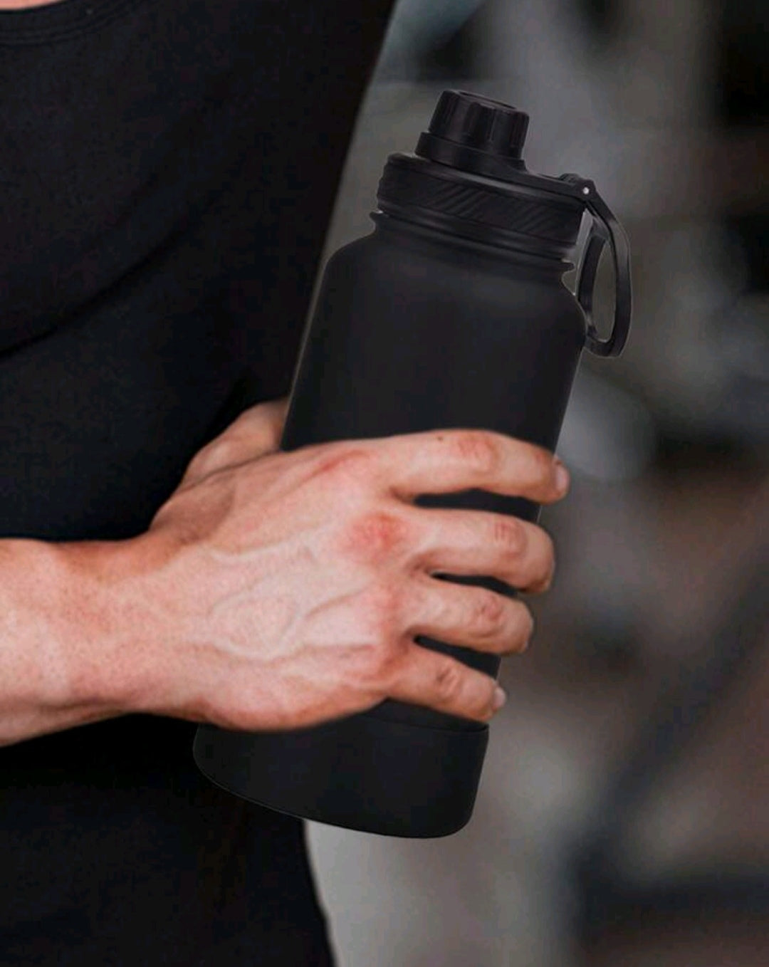 Dubbel layer vacuum bottle