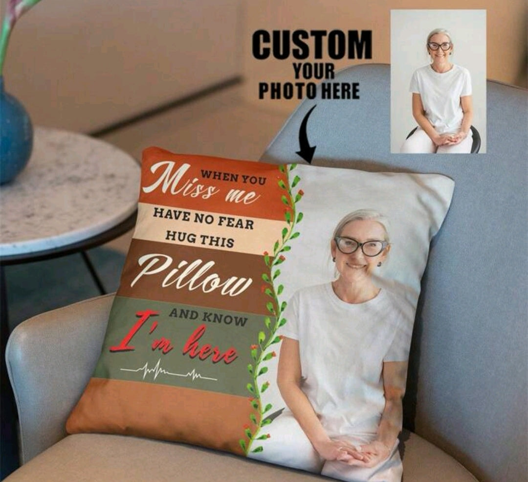 Personalized memory cushion covers 50x50cm