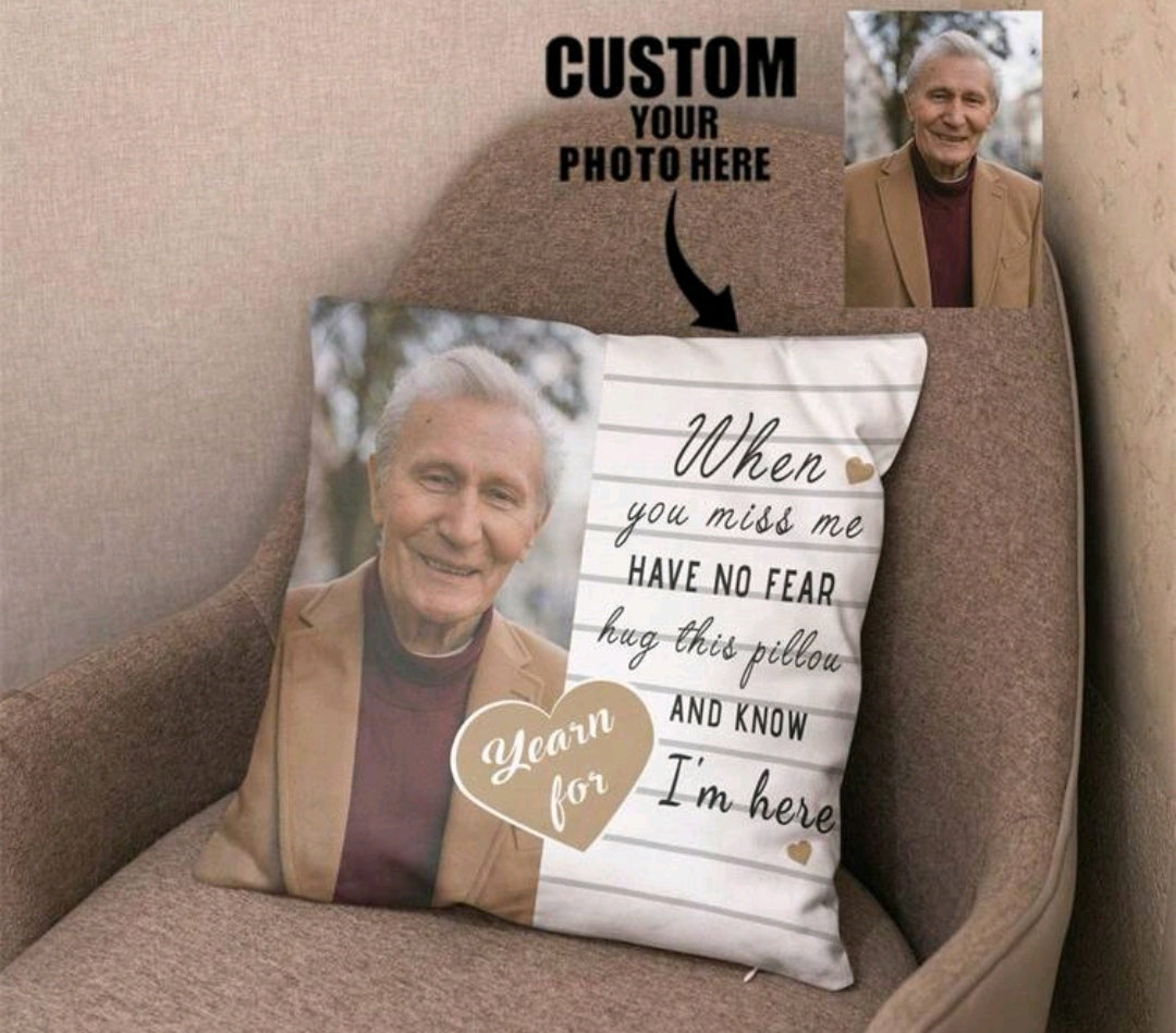 Personalized memory cushion covers 50x50cm