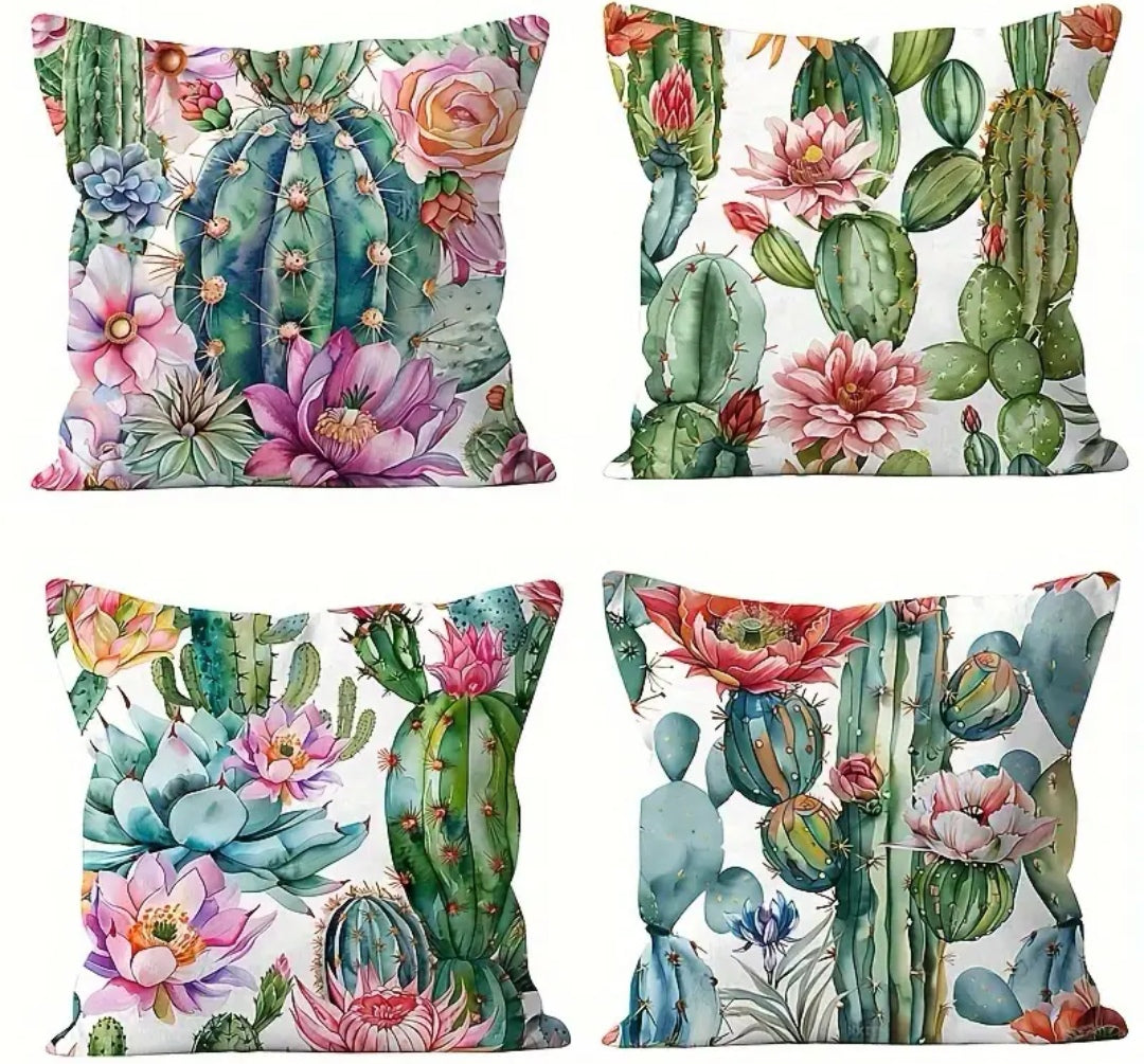 Cactus cushion covers