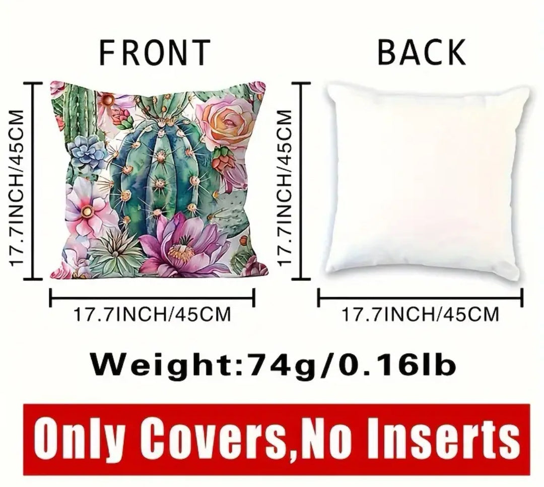 Cactus cushion covers