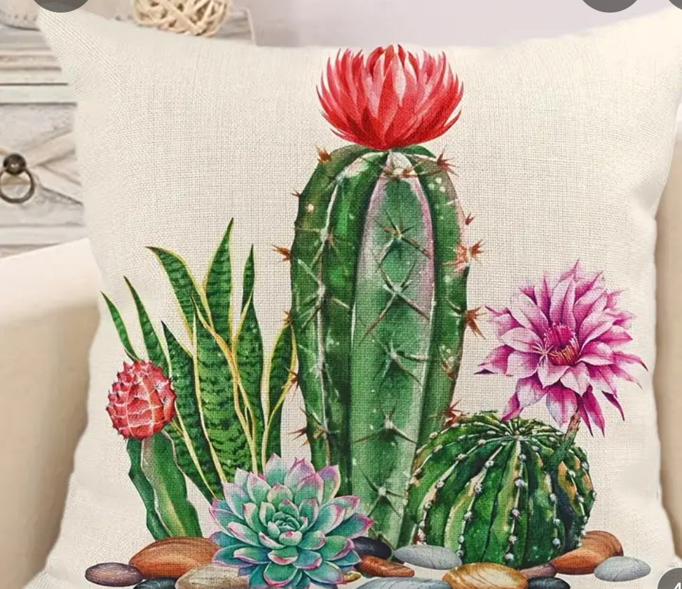 4pce cactus cushion covers