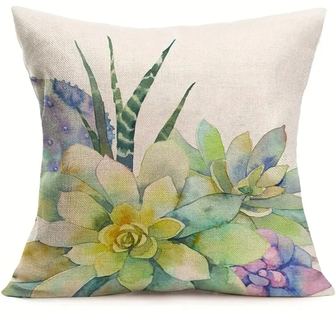 4pce cactus and succulent cushion covers