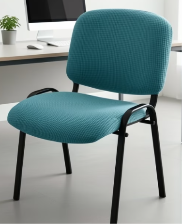 2-Piece Stretch Office Chair Slipcover Set | Universal Chair Cover | 7 Colours