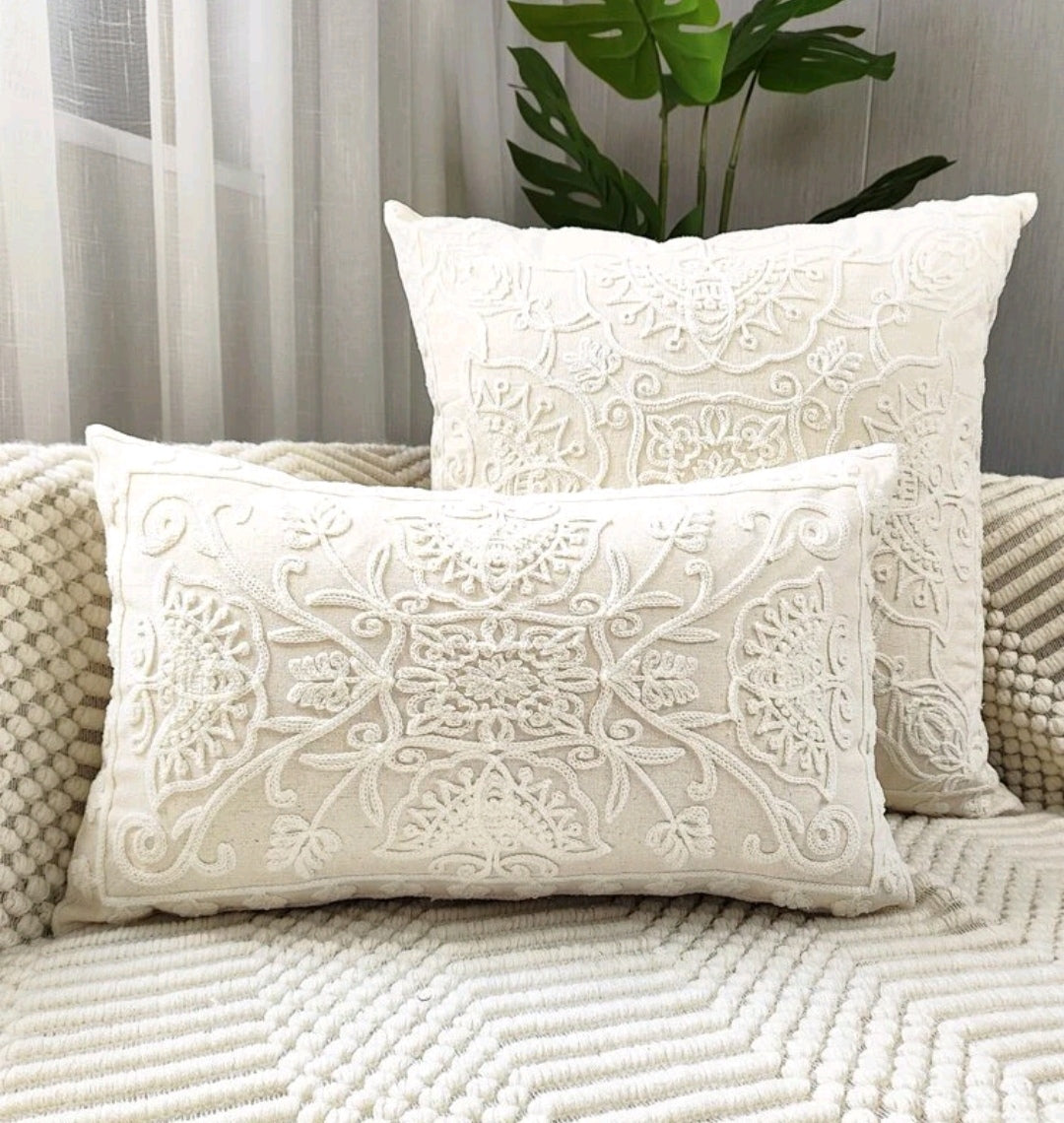 Embroidered Cushion Covers