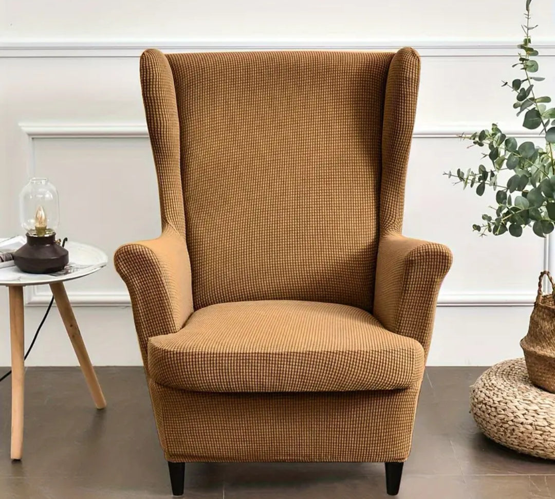 Wingback Slipcover Jacquard