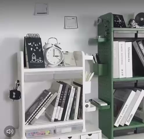 Double-Layer Table-Shelf Countertop Organizer