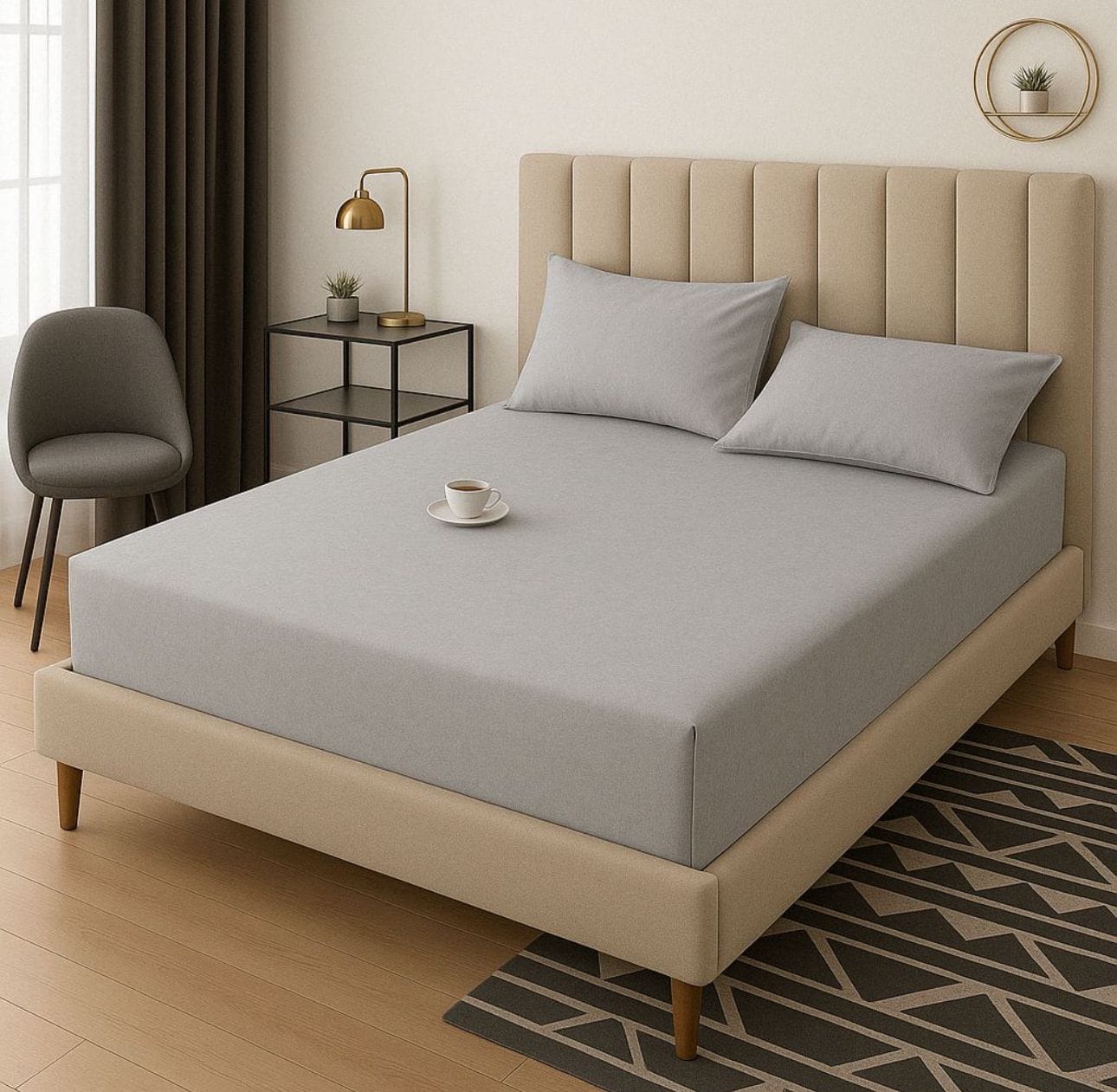 3pcs Velvet Sheet Set (Winter Fitted Set)