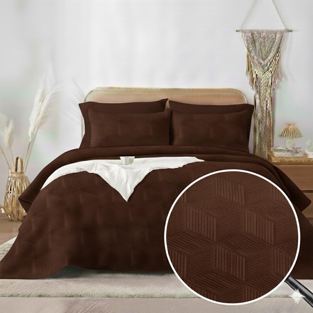 Embossed bedspread
