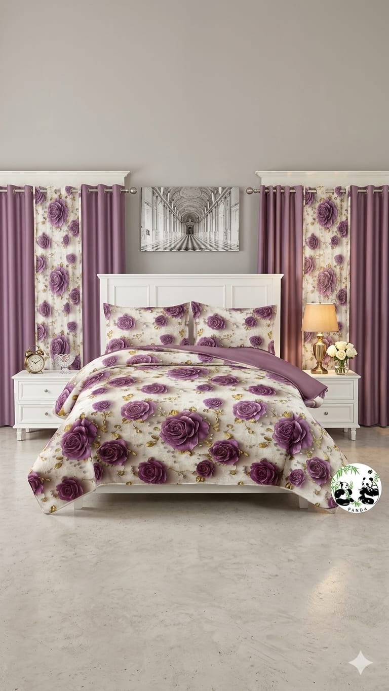 7-Piece Quilt & Curtain Set