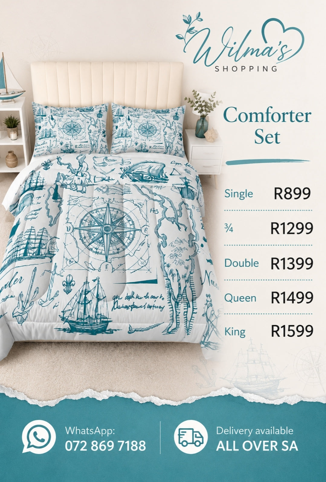 Printed Polyester Comforter Sets