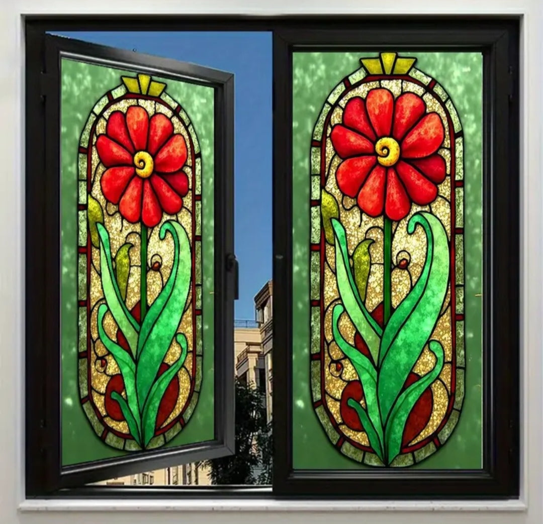 Stained glass affects window film