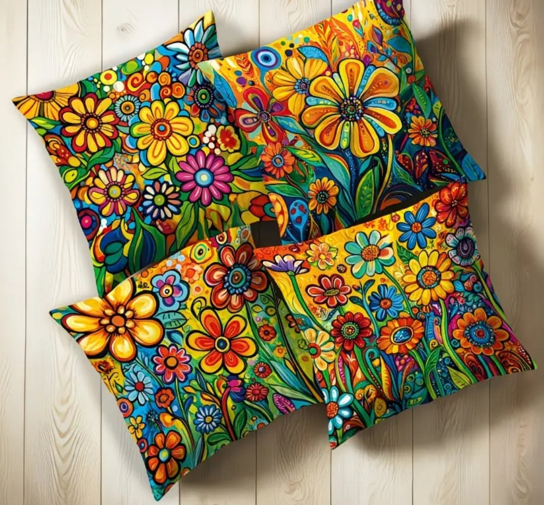 Set of 4 covers 60x60cm each