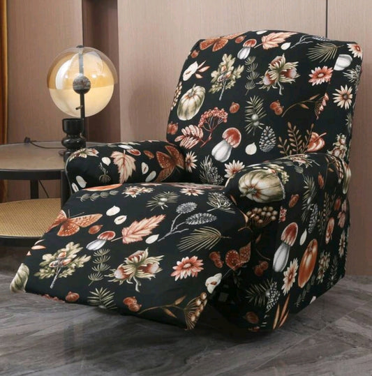 Botanical Recliner Slipcover – Stretch Furniture Protector for Lounge Suite Chairs