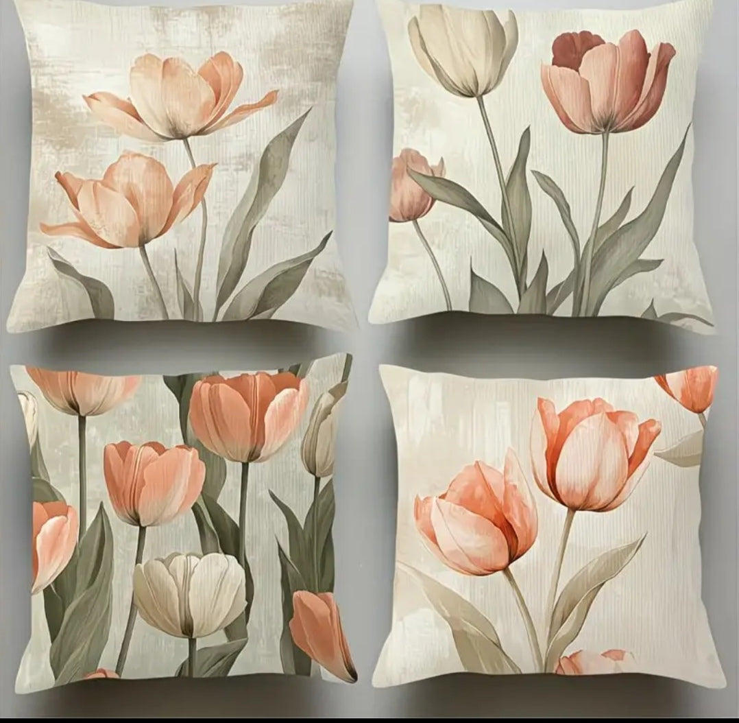 Set of 4 covers 60x60cm each