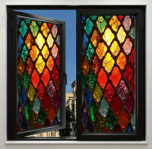 Stained glass affects window film