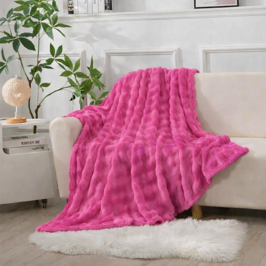 Luxury Flannel Throw Blanket – Ultra Soft Plush Sofa & Bed Throw (180 × 210 cm) – Available in 12 Colours
