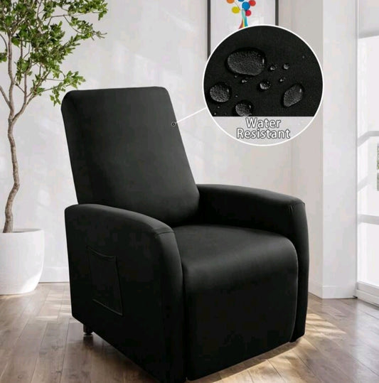 High back recliner slipcover