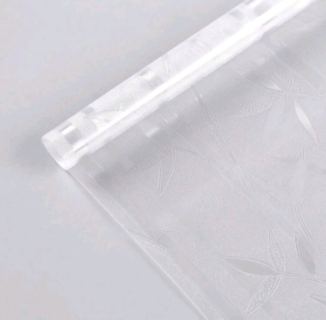 Frosted Privacy Window Film – Static Cling, No Glue, UV Blocking for Glass Doors & Windows