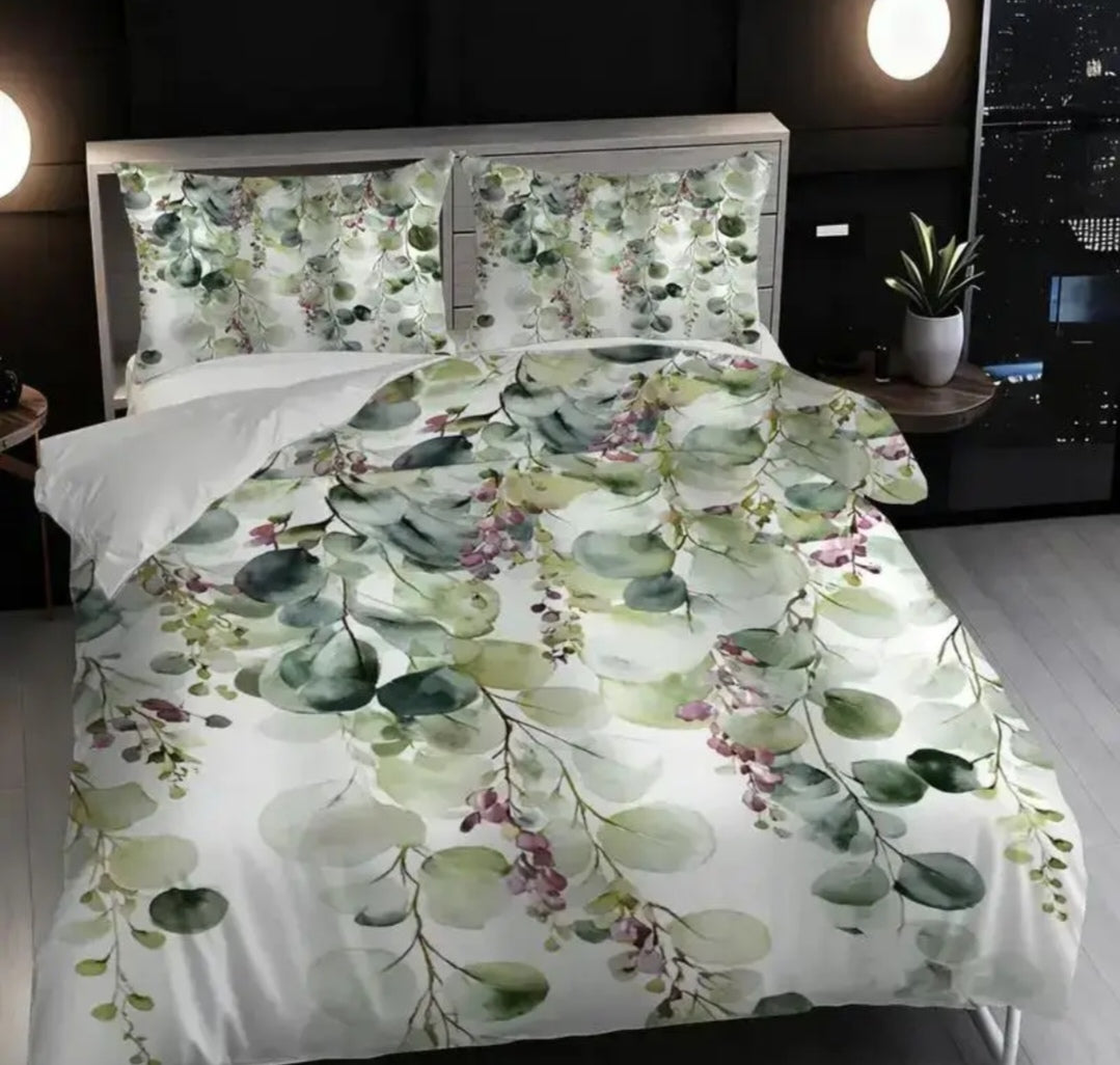 Botanical prints duvet cover sets
