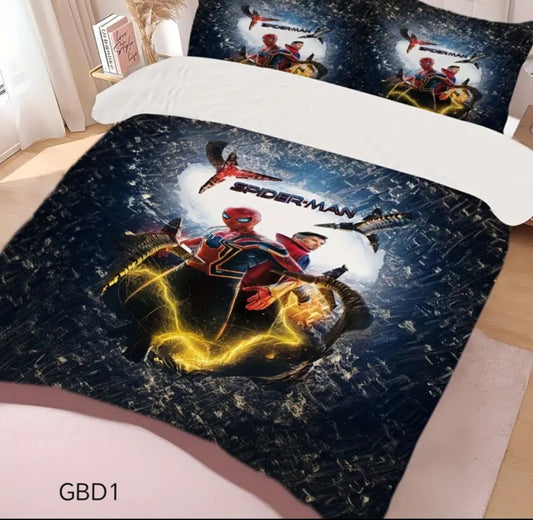 Spiderman duvet sets