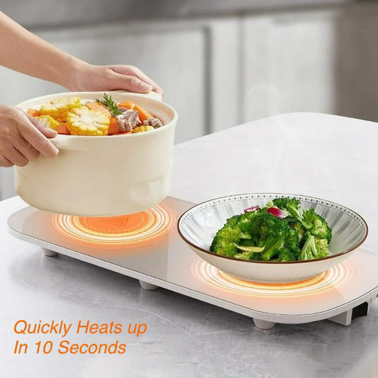 Electric Food Warming Tray – Portable Dish Warmer