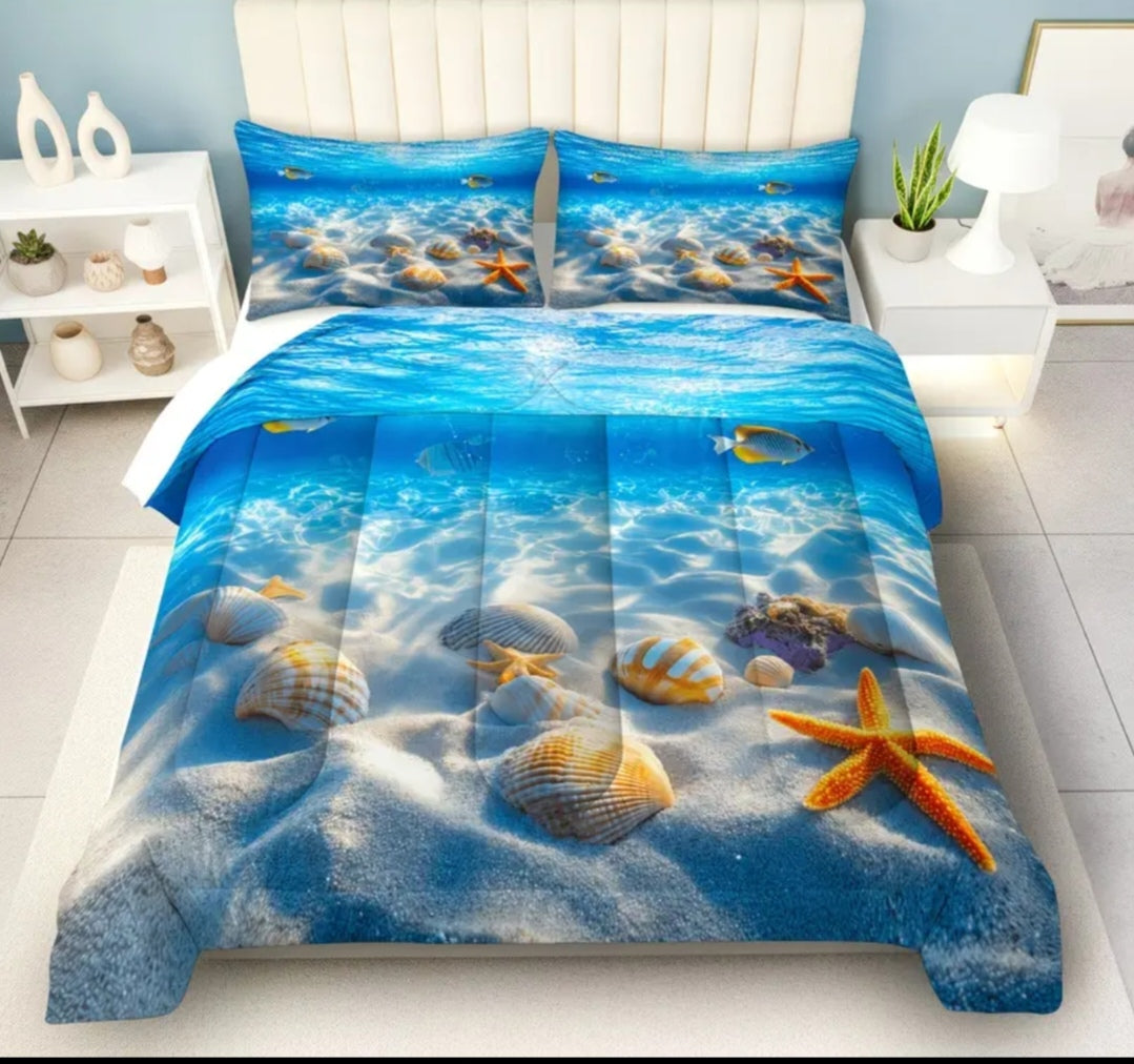 Printed Polyester Comforter Sets