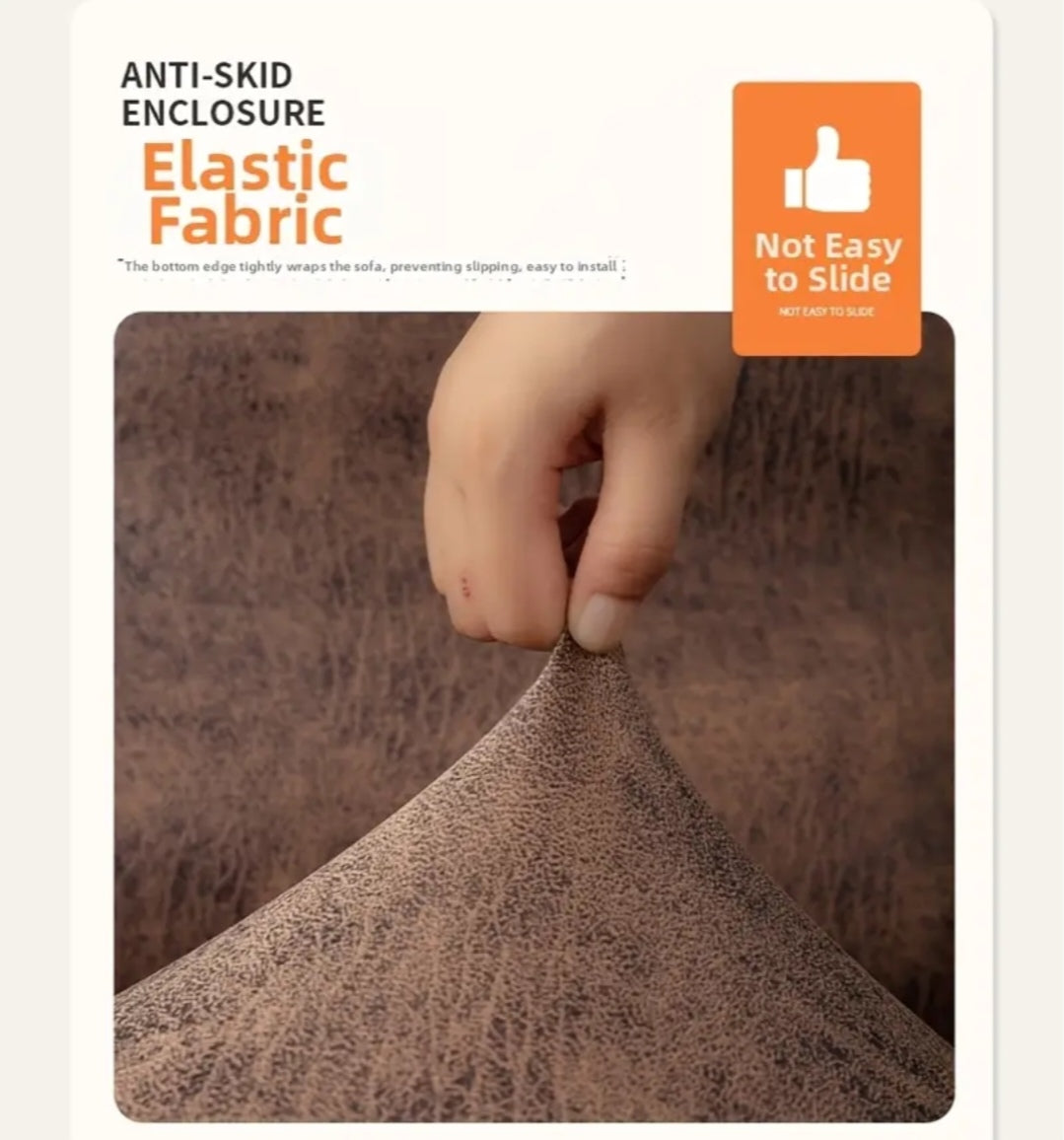 Elastic Stretch Sofa Cover for Armchair | Soft Chair Slipcover