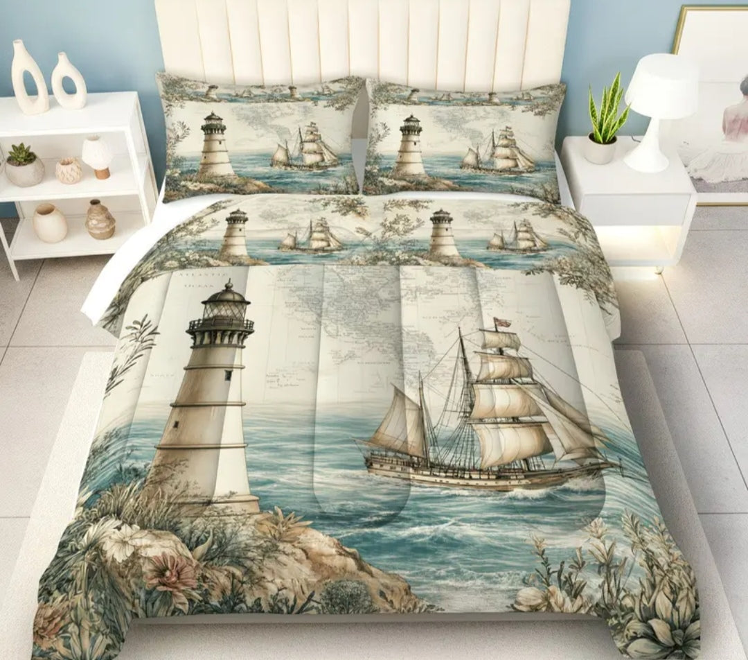 Printed Polyester Comforter Sets