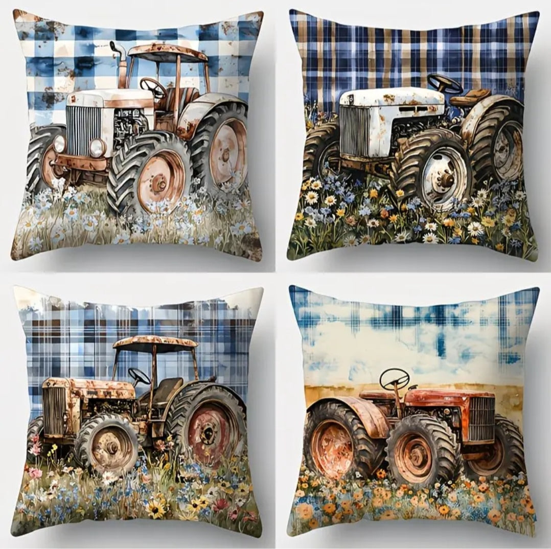 Plaaslewe Sierkussing Oortreksel (45x45cm) | Donkies, Windpomp & Plaas Tema