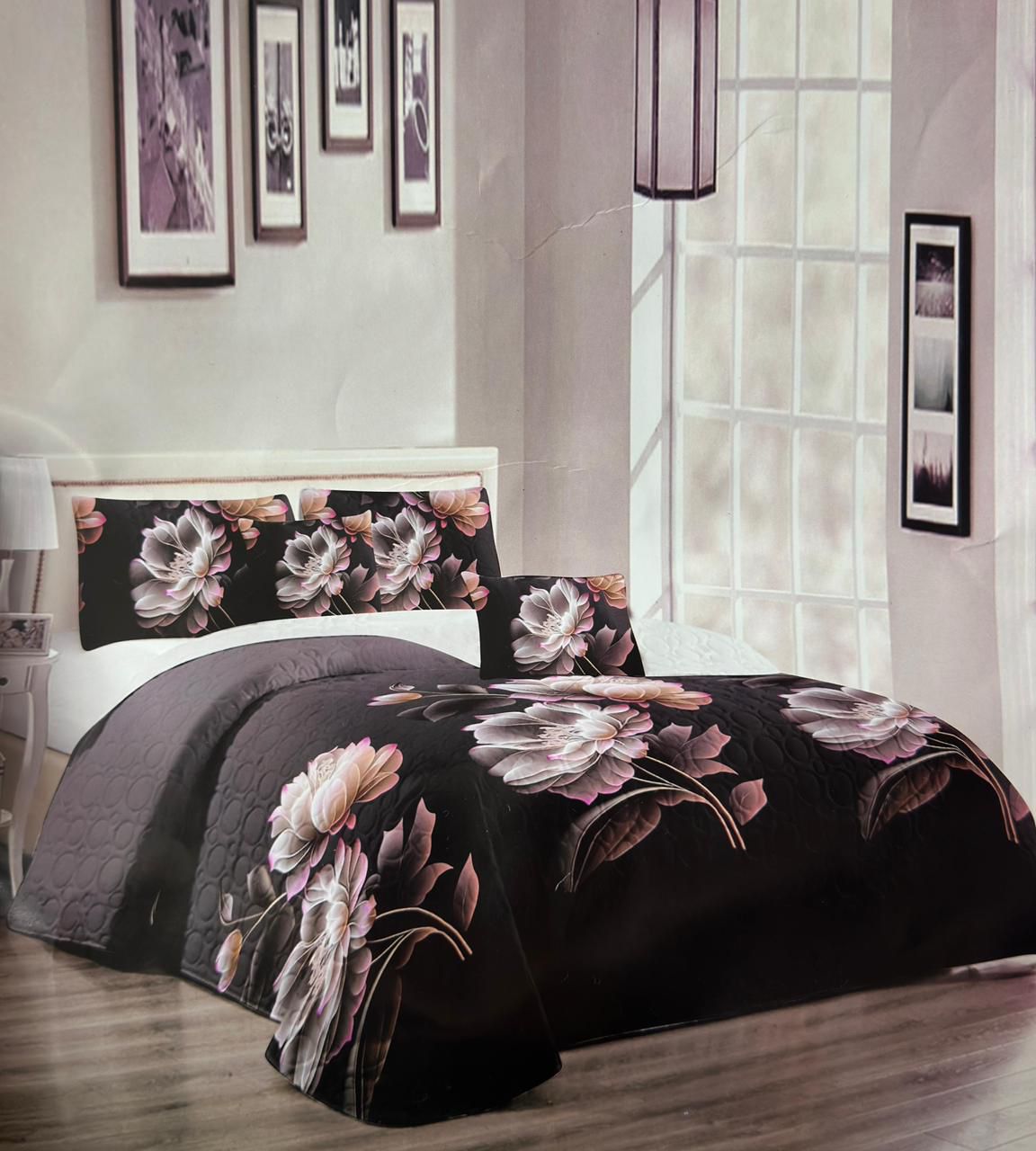 Luxury 5 Piece  Quilt Set – Queen & King Size
