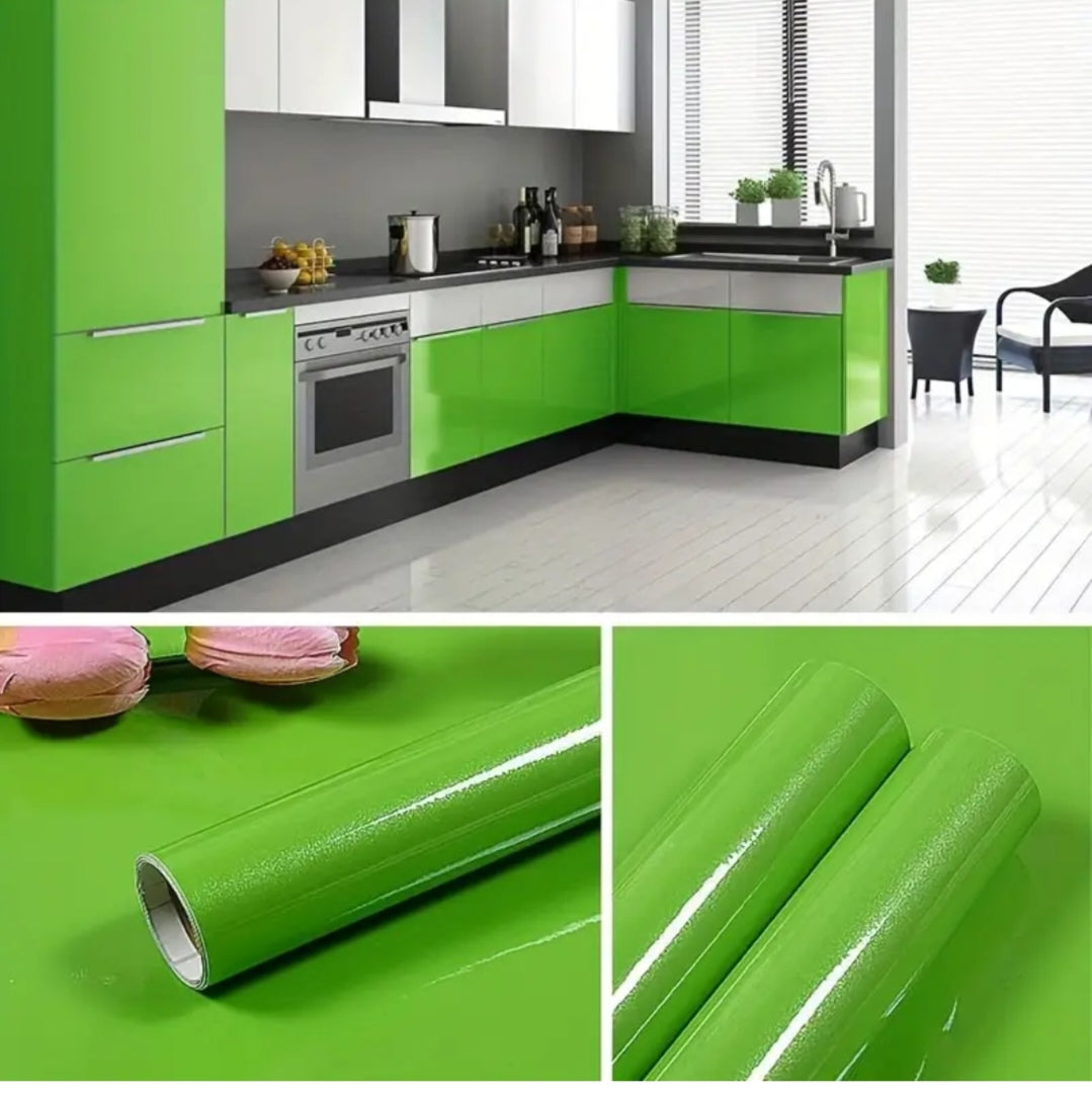 Premium Kitchen Cabinet Vinyl Wrap – Self-Adhesive Waterproof Furniture Film