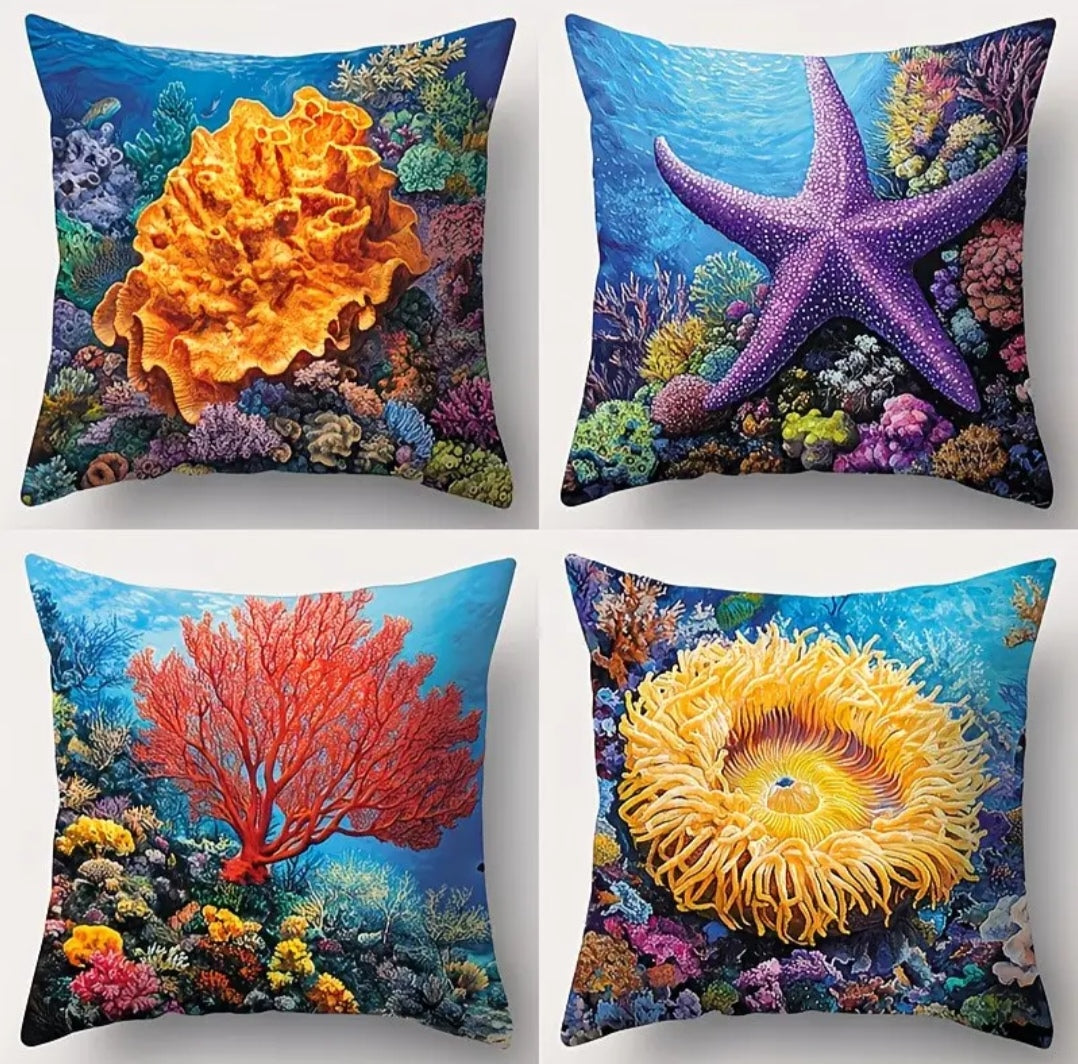 Set of 4 covers 60x60cm each