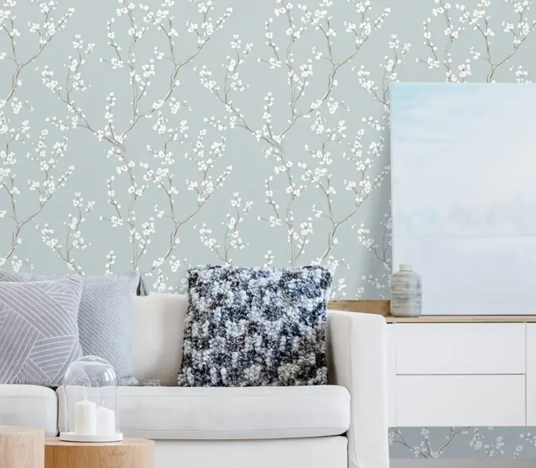 Botanical Wallpaper Collection – Modern Peel and Stick Waterproof Wall Coverings 40x300cm