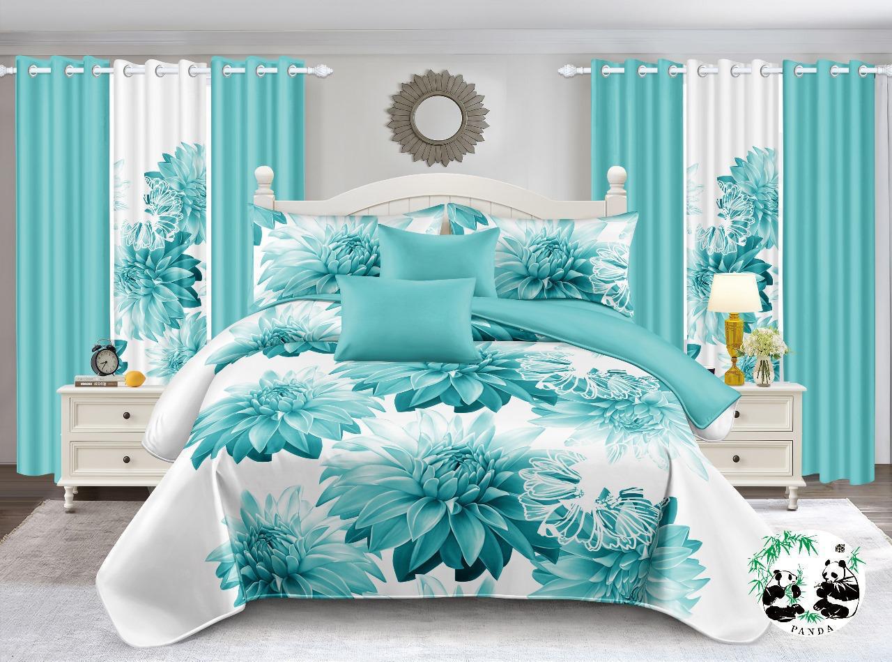 7-Piece Quilt & Curtain Set