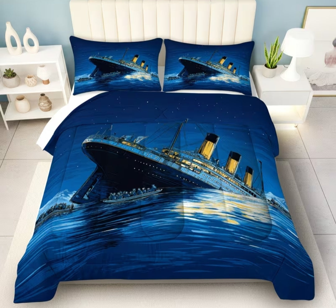 Printed Polyester Comforter Sets