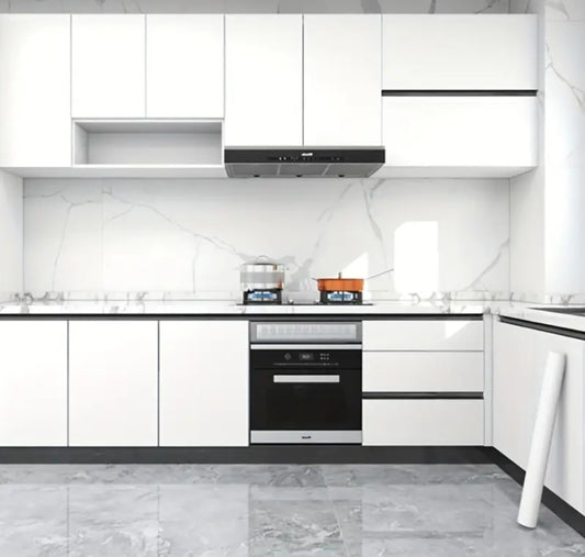 Premium Kitchen Cabinet Vinyl Wrap – Self-Adhesive Waterproof Furniture Film