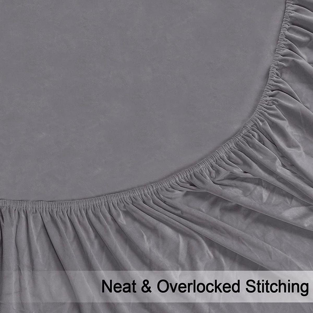 3pcs Velvet Sheet Set (Winter Fitted Set)