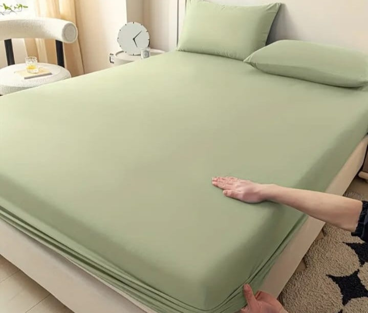 3pcs Velvet Sheet Set (Winter Fitted Set)