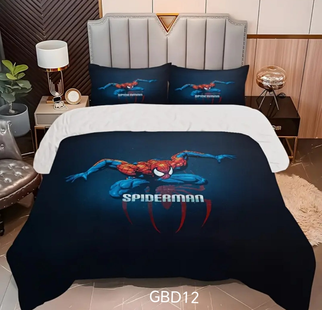 Spiderman duvet sets