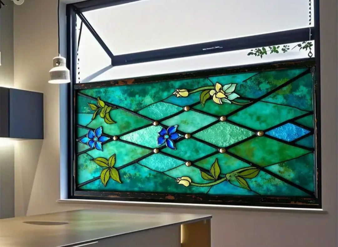Stained glass affects window film