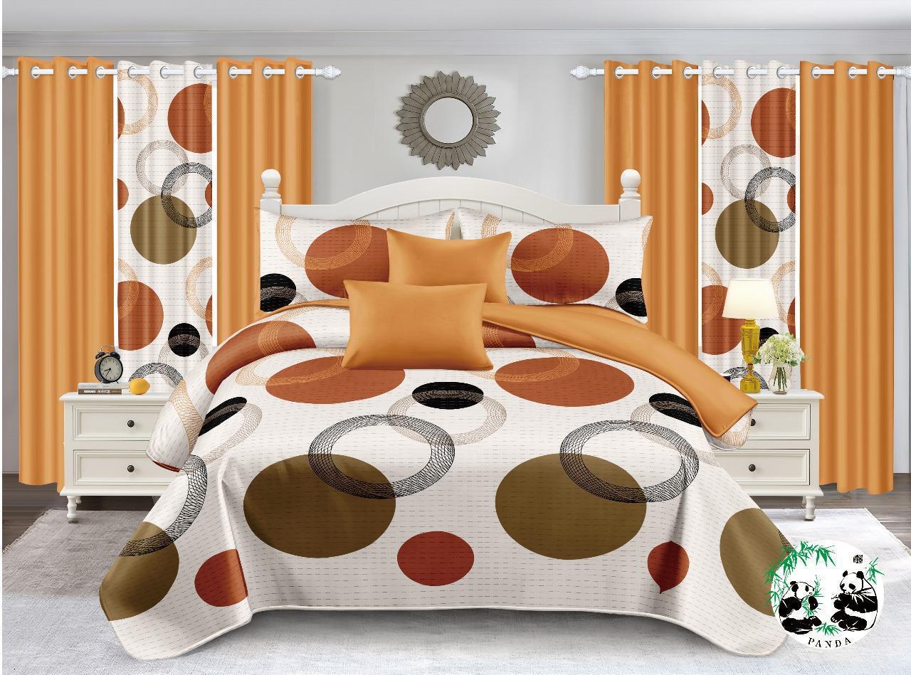 7-Piece Quilt & Curtain Set